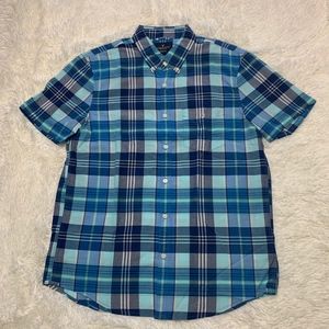 NWT Mens American Eagle Blue Button Down Shirt